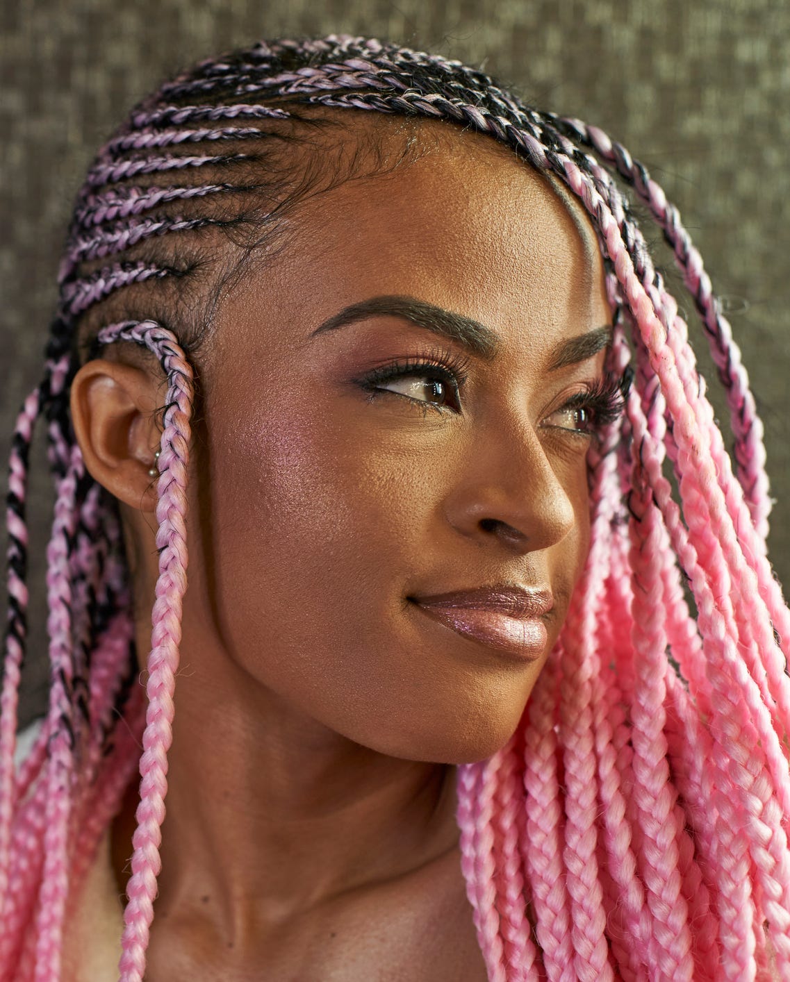 Cornrows With Pink And Black Braiding Hair Cornrows With Pink And Black Braiding Hair — Classy Cornrows Hairstyles