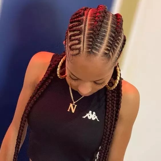 Dark Brown Cornrows With Red Undertones Dark Brown Cornrows With Red Undertones — Classy Cornrows Hairstyles
