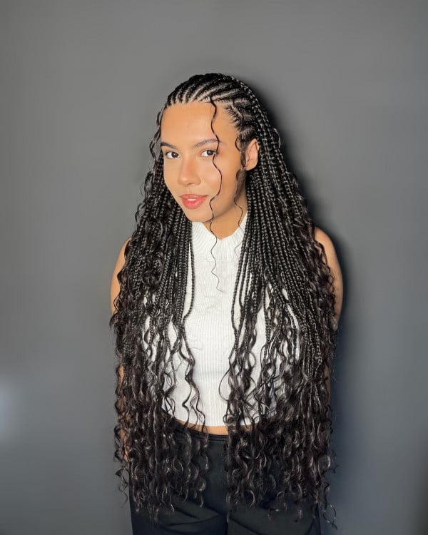 Fulani Braids With Curtain Bangs Fulani Braids With Curtain Bangs — Classy Curls Braids