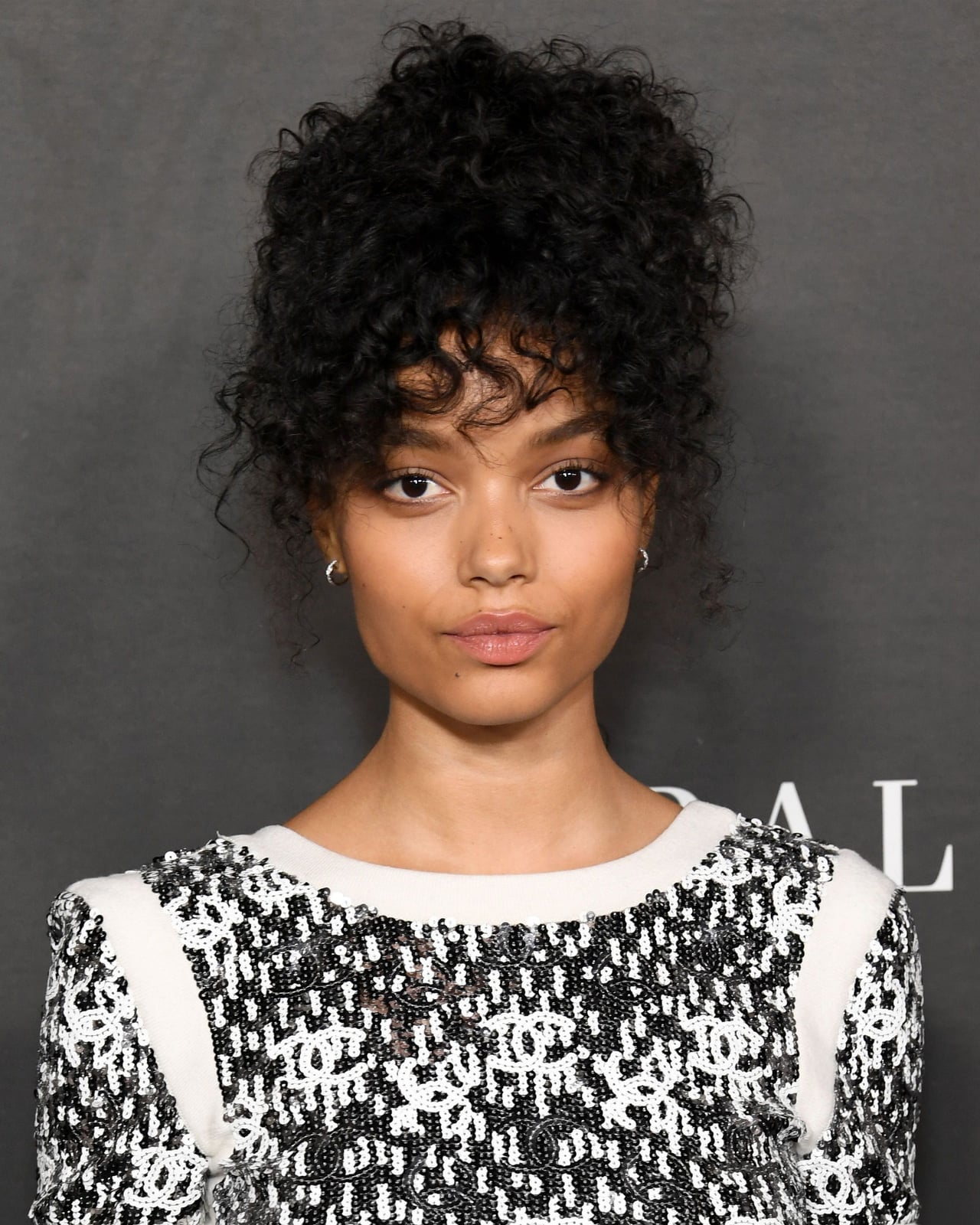 Voluminous Updo With Curly Bangs Voluminous Updo With Curly Bangs — Classy Curly Haircuts