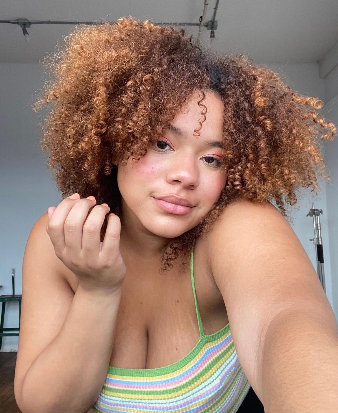 Chin Length Layered Bob With Defined Layers Chin Length Layered Bob With Defined Layers — Classy Curly Haircuts