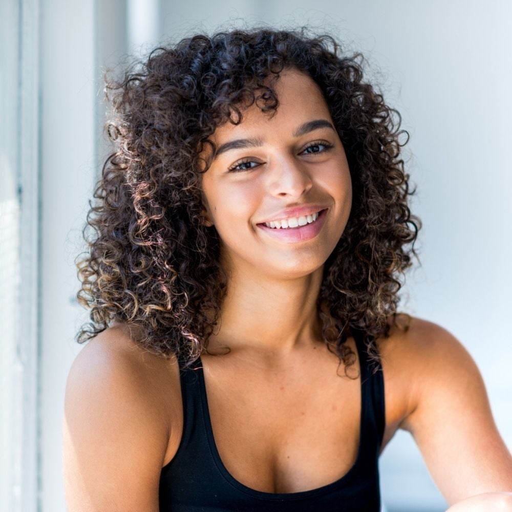 Shoulder Length Layers With Curtain Bangs Shoulder Length Layers With Curtain Bangs — Classy Curly Haircuts