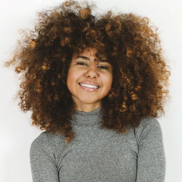 Mid-Back Blowout With Honey Blonde and Creating A Glossy Finish Mid-Back Blowout With Honey Blonde and Creating A Glossy Finish — Classy Curly Highlights