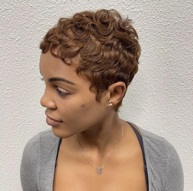 Middle Part Curly Pixie — Classy Curly Pixies