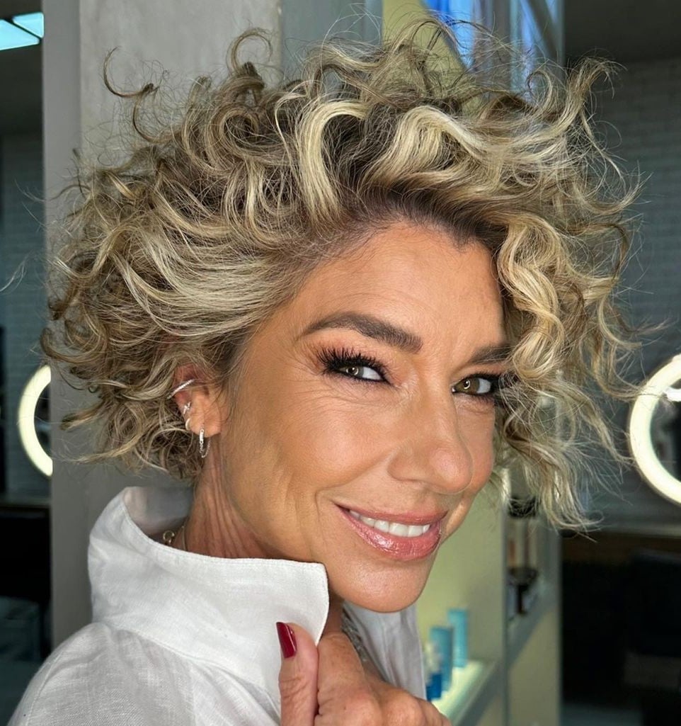Blonde Pixie Bob With Volume — Classy Curly Pixies