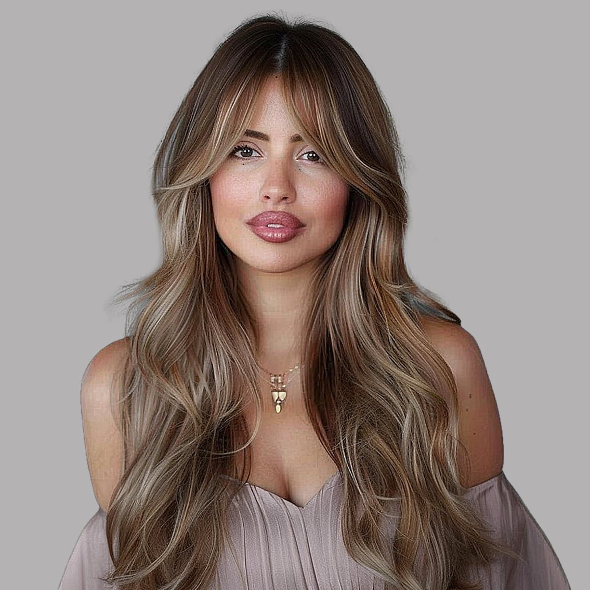 Blonde With Highlights Full Curtain Bangs Blonde With Highlights Full Curtain Bangs — Classy Curtain Bangs Long