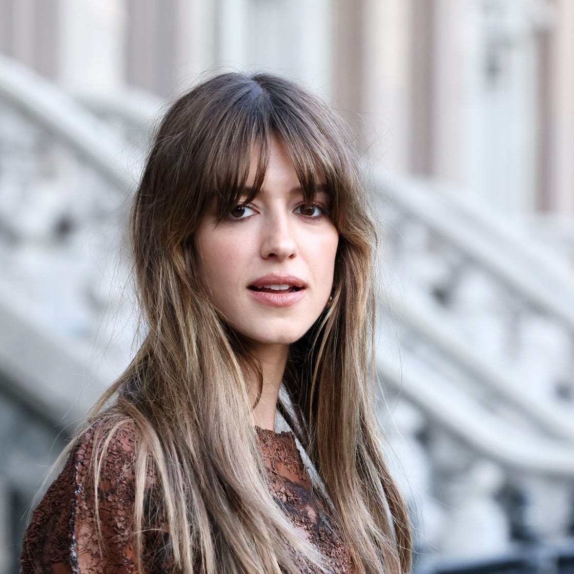 Collarbone Length With Wispy Bangs Collarbone Length With Wispy Bangs — Classy Cut Bangs