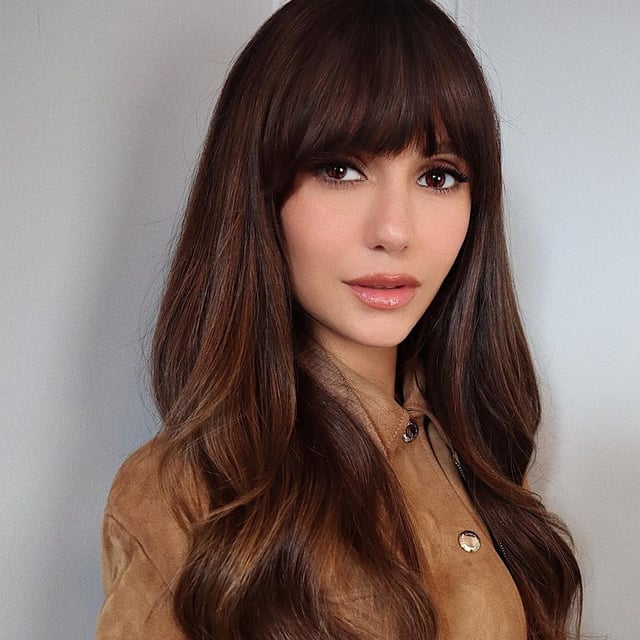 Shoulder Length Blunt Bob With Thick Bangs Shoulder Length Blunt Bob With Thick Bangs — Classy Cut Bangs
