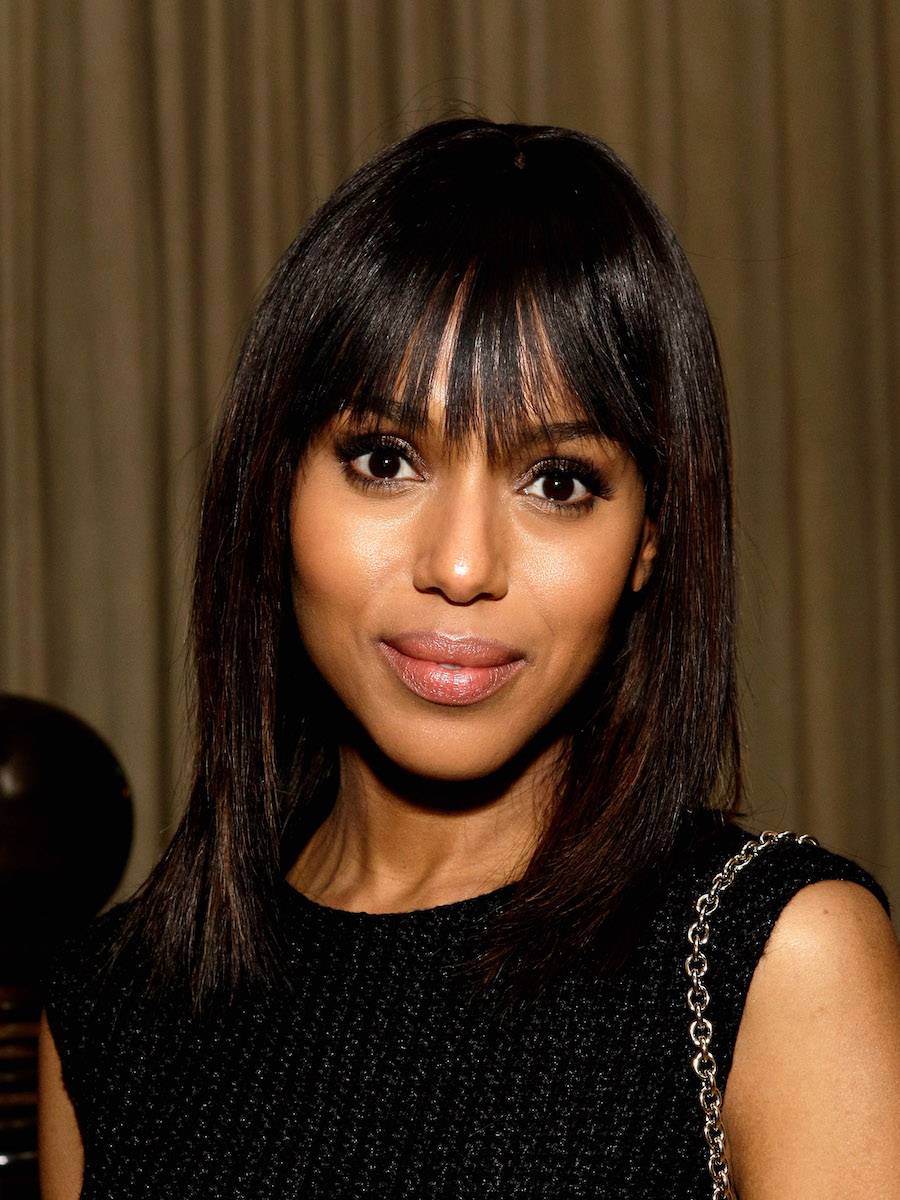 Collarbone Length Blunt Cut With Sharp Bangs Collarbone Length Blunt Cut With Sharp Bangs — Classy Cut Bangs
