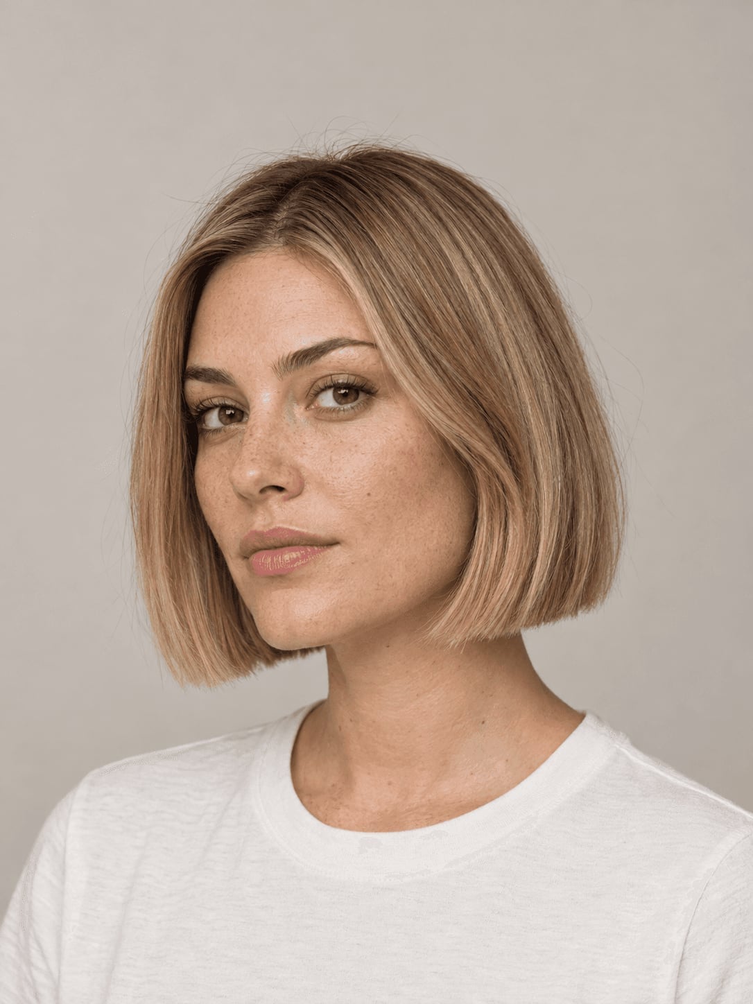 Light Brown Bob Natural Texture Light Brown Bob Natural Texture — Classy Cut Bob