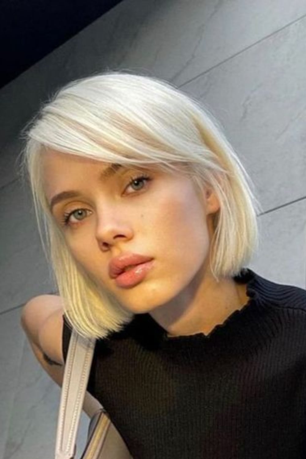 Sleek Ash Blonde Bob Sleek Ash Blonde Bob — Classy Cut Bob