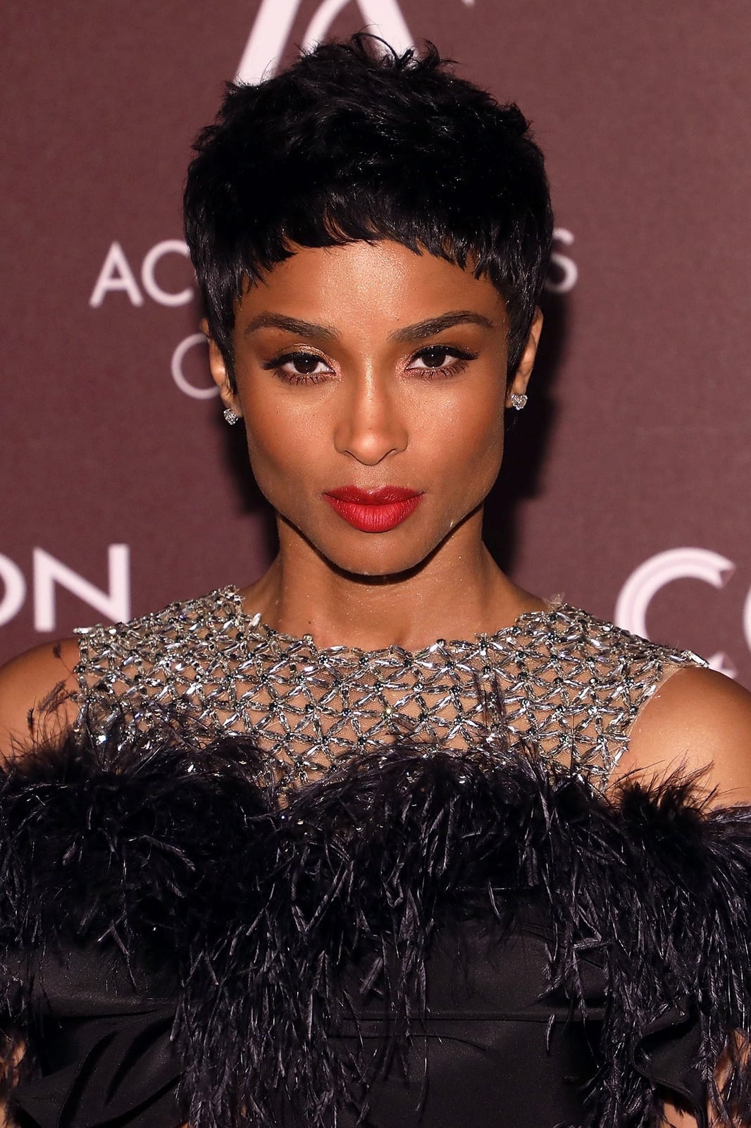 Black Pixie With Wispy Bangs Styled Away — Classy Edgy Pixie