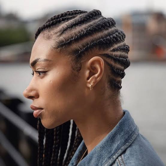 Intricate Cornrows Mid-Back Length, Dark Brown Intricate Cornrows Mid-Back Length, Dark Brown — Classy Feed in Braids