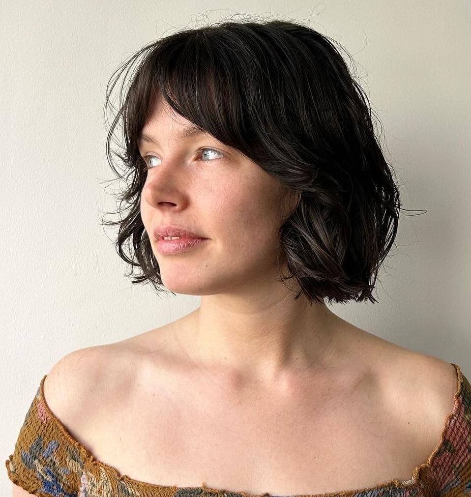 Chin Bob With Soft Waves — Classy French Bob