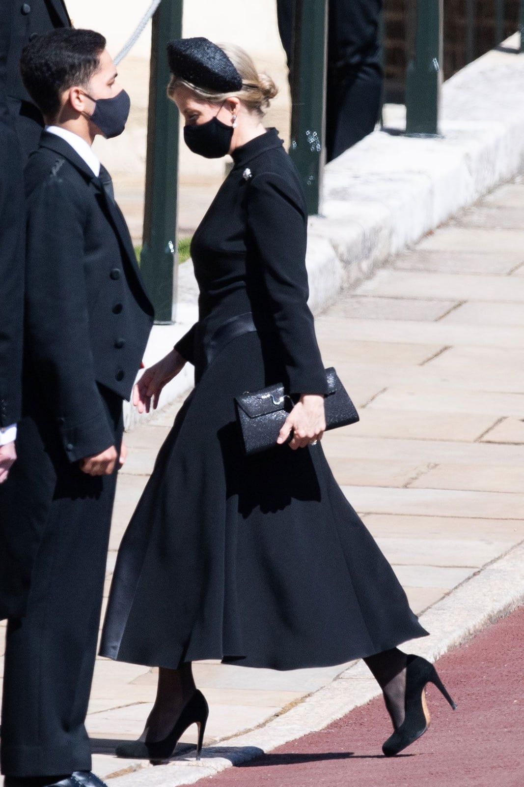 Prince Philip Ladies Funeral Frock Coat Kate Middleton Looks Elegant As She Rewears Prince Philip Funeral