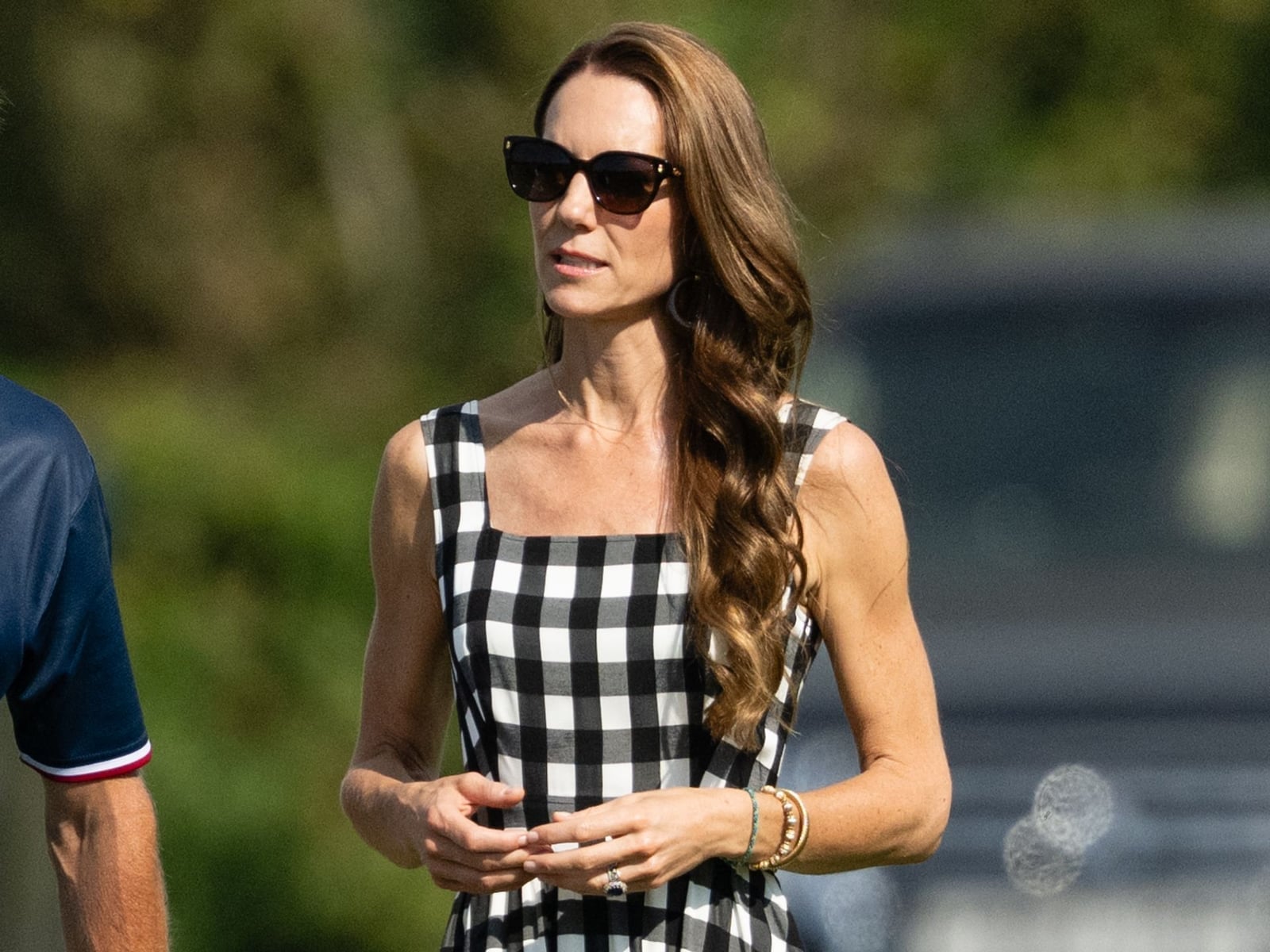 Kate Middleton revives Princess Diana's iconic gingham style at the Royal Charity Polo