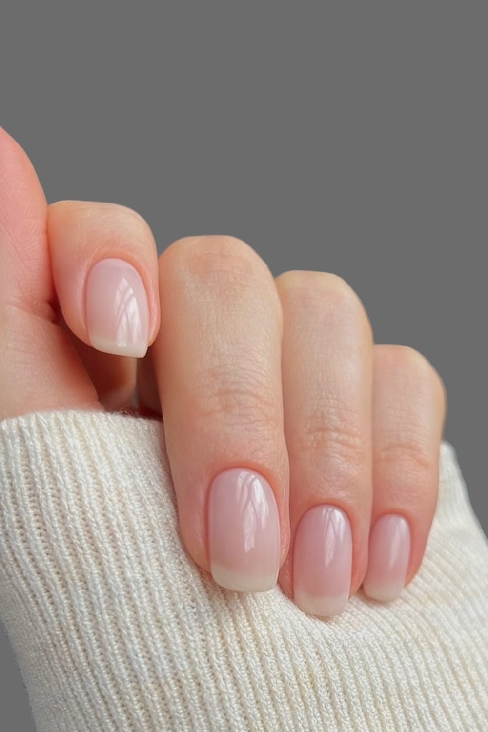 Translucent Pearlescent Medium Oval Nails — Classy Glass Nails