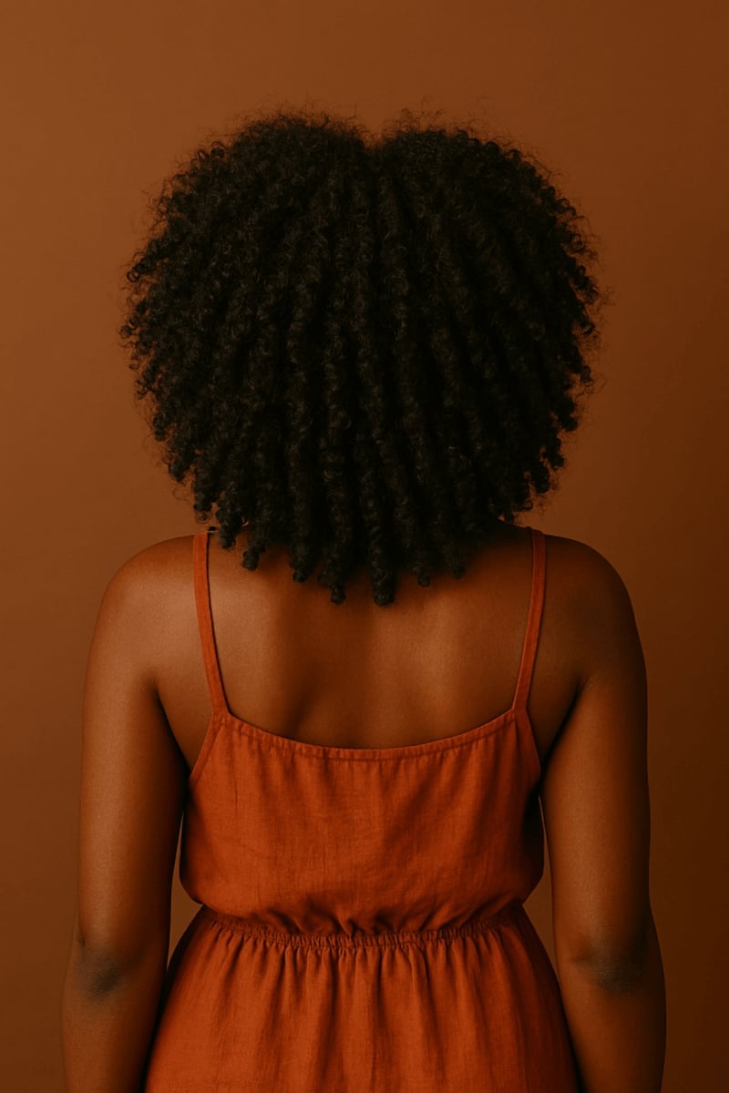 Shoulder Length Natural Afro — Classy Hair Types Chart