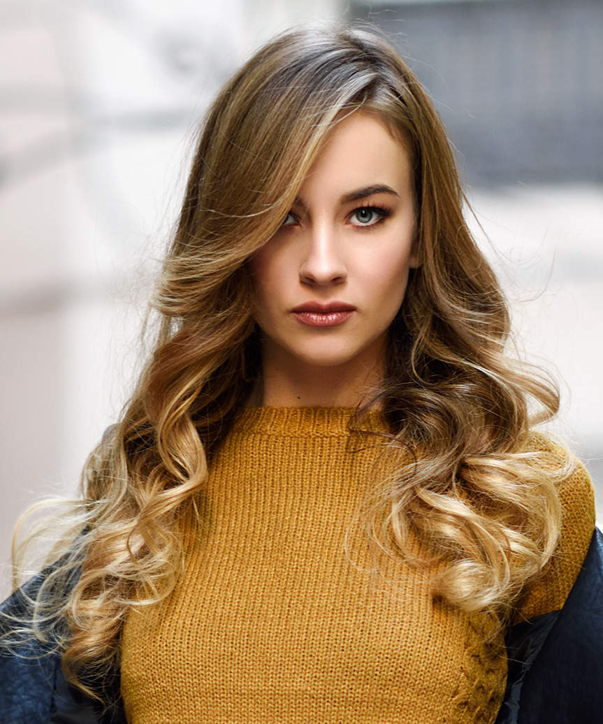 Mid-Back Dark Blonde Balayage With Waves Mid-Back Dark Blonde Balayage With Waves — Classy Haircuts for Long Hair