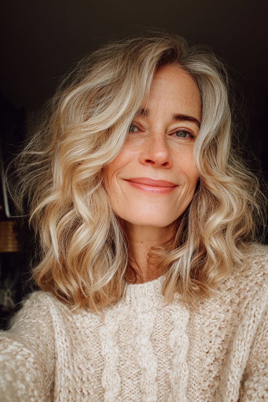 Short Grey Bob With Side Part Short Grey Bob With Side Part — Classy Haircuts for Wavy Hair
