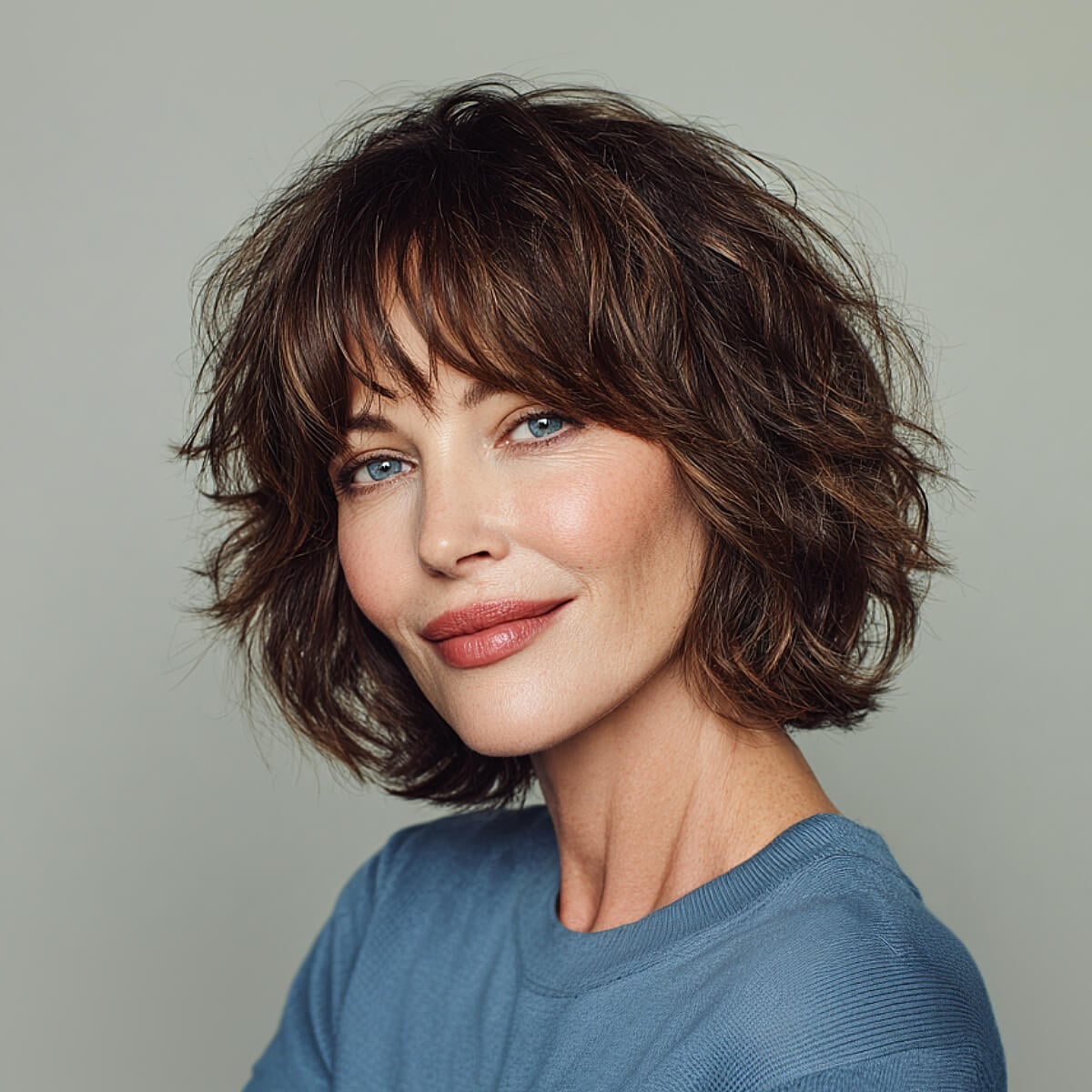 25 Most Stylish Shag Bob Haircuts for Women Over 50