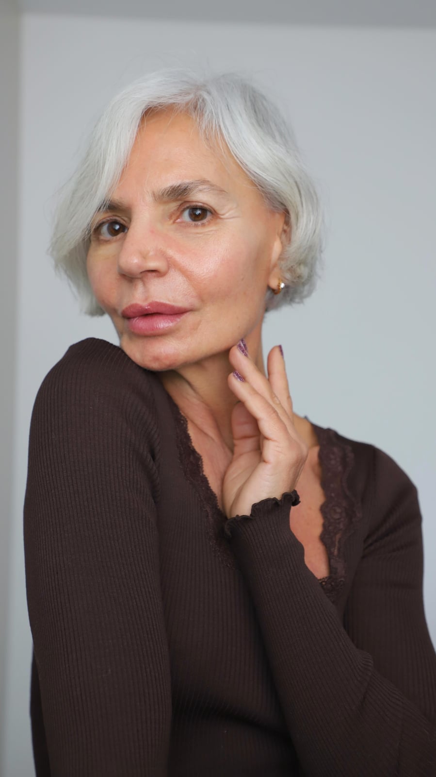 Textured Grey Bob With Soft Waves — Classy Haircuts for Women over 50