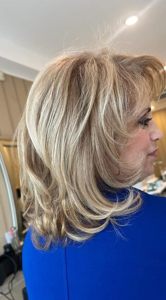 Blonde Collarbone Layers With Face-Framing — Classy Haircuts for Women over 60