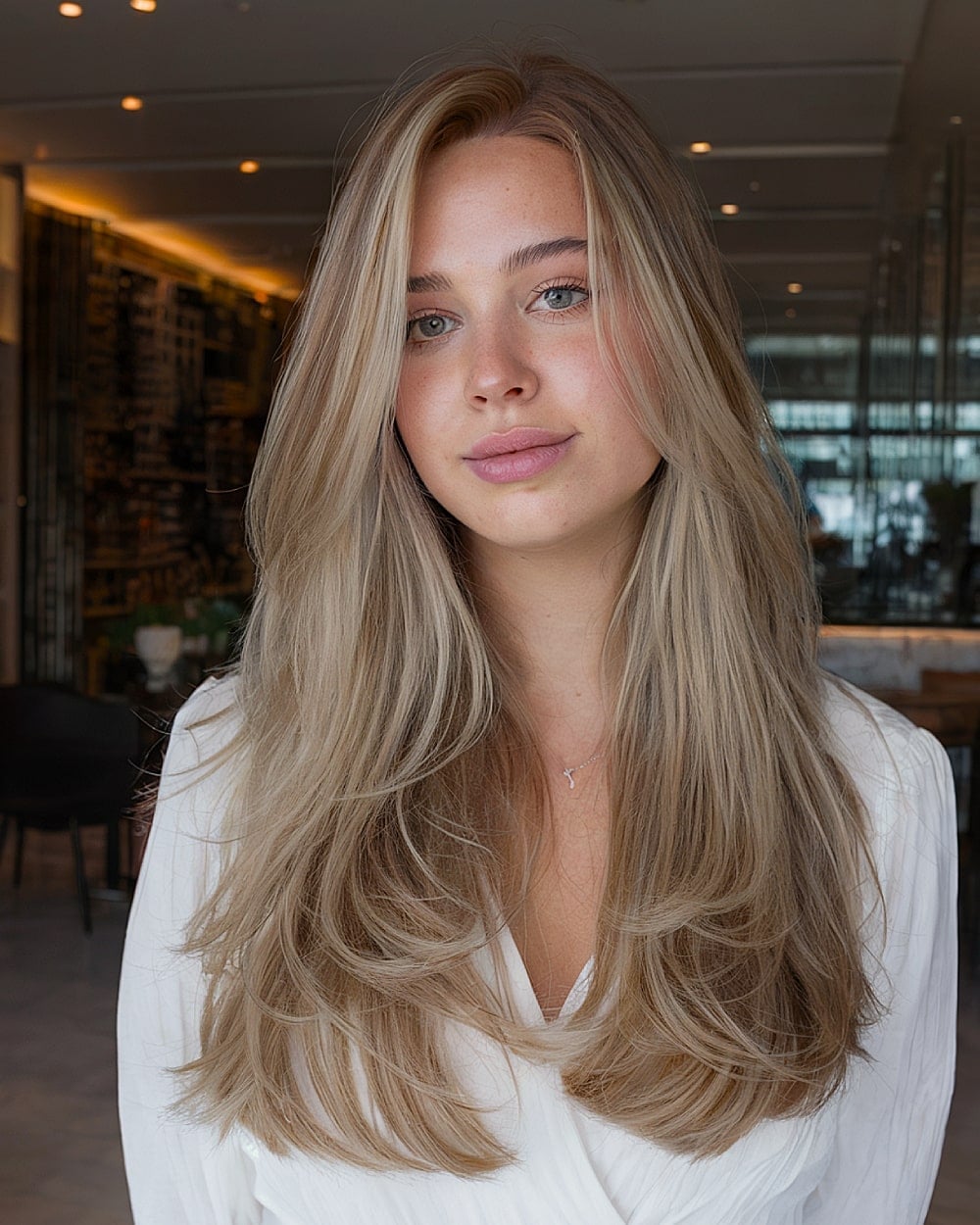 51 Most Flattering Long Hairstyles for Round Faces
