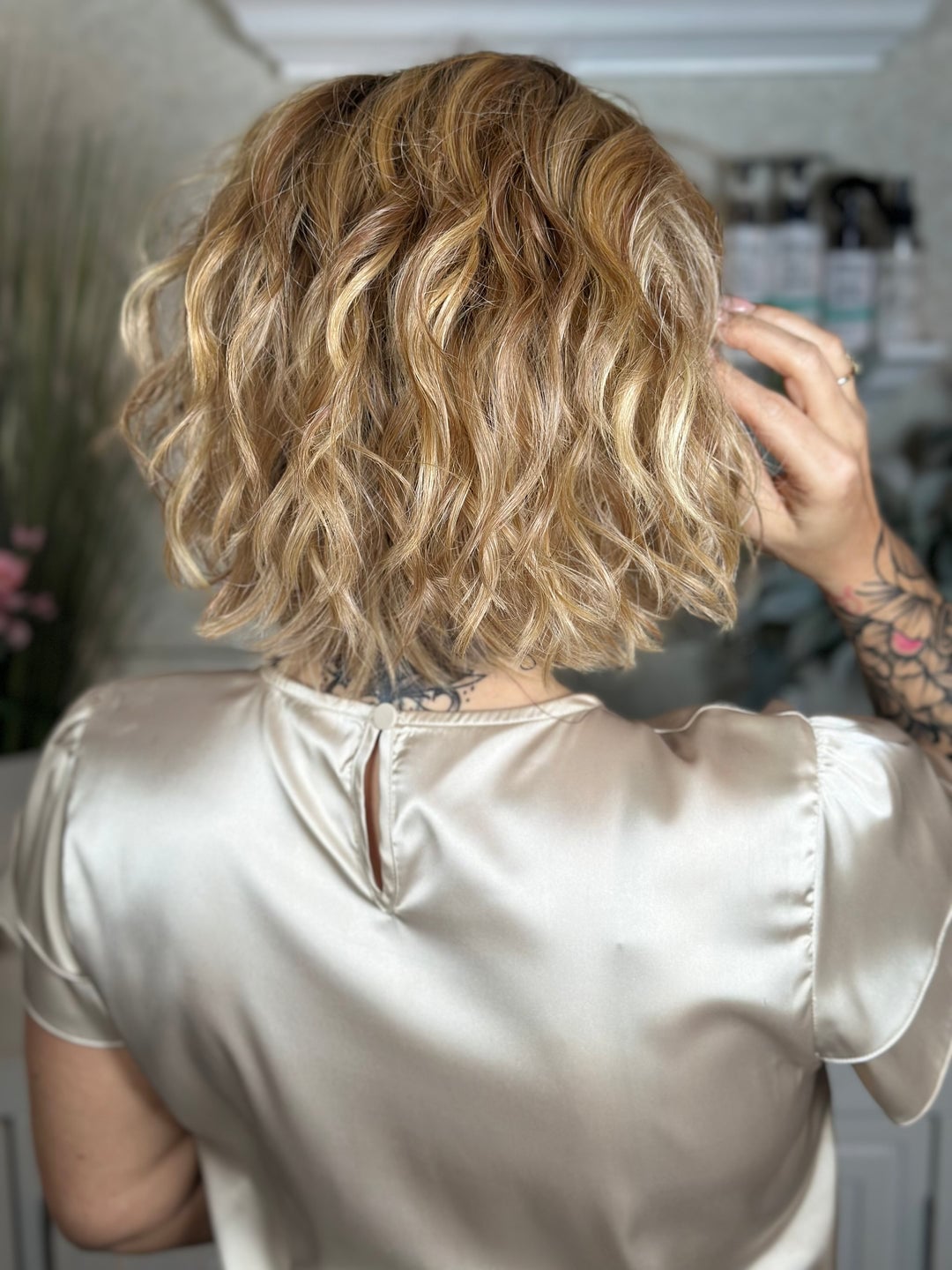 Short Bob Honey Blonde Curls Short Bob Honey Blonde Curls — Classy Honey Hair