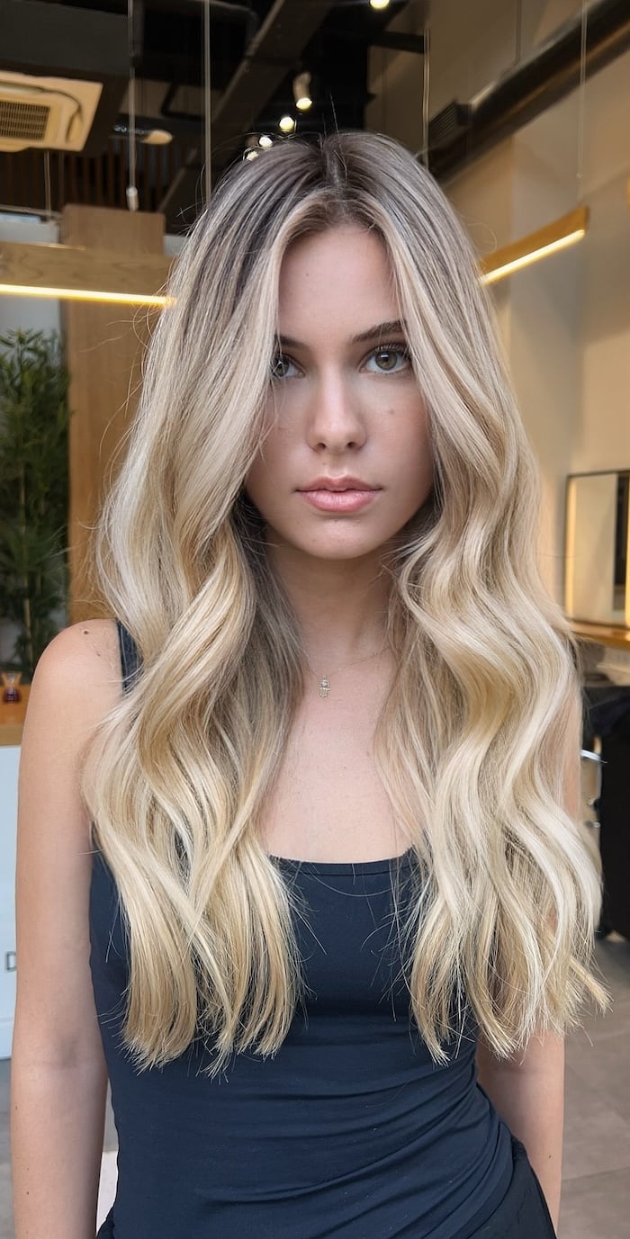 Collarbone Radiant Honey Blonde With Highlights Collarbone Radiant Honey Blonde With Highlights — Classy Honey Hair