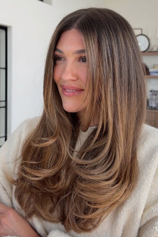 Light Brown Base With Face-Framing Honey Light Brown Base With Face-Framing Honey — Classy Honey Highlights