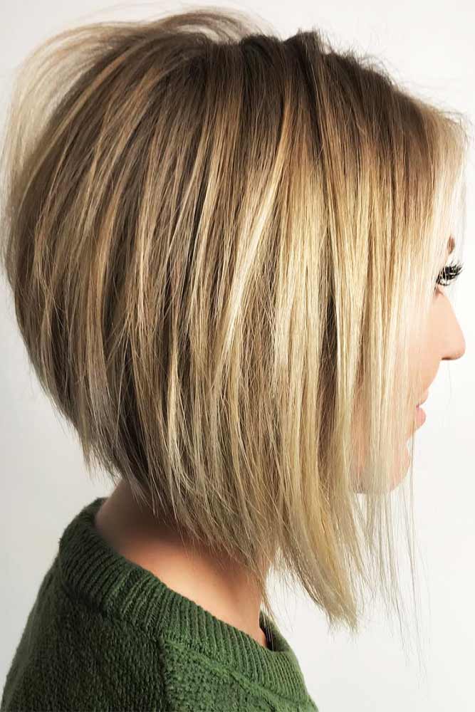 Collarbone Blonde Inverted Bob — Classy Inverted Bob