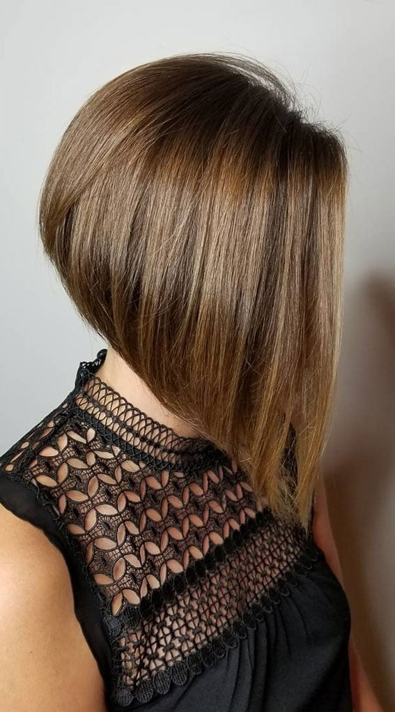 Collarbone Honey Blonde Inverted Bob — Classy Inverted Bob