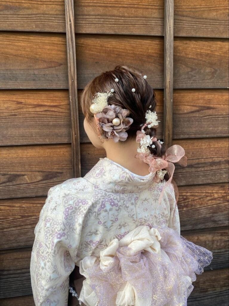 Loose Dark Brown Side Updo Loose Dark Brown Side Updo — Classy Japan Hairstyles