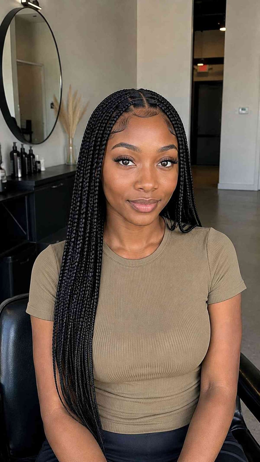 Long Black Knotless Box Braids Long Black Knotless Box Braids — Classy Knotless Hairstyles