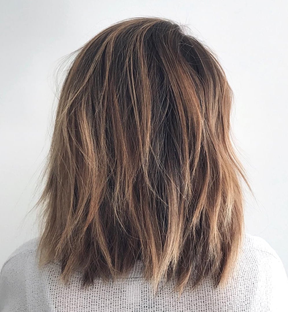 Collarbone Shag With Choppy Layers — Classy Layered Haircuts for Medium Hair