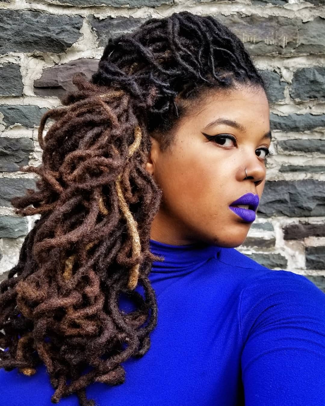 Shoulder Length Multi-Toned Soft Locs — Classy Length Locs