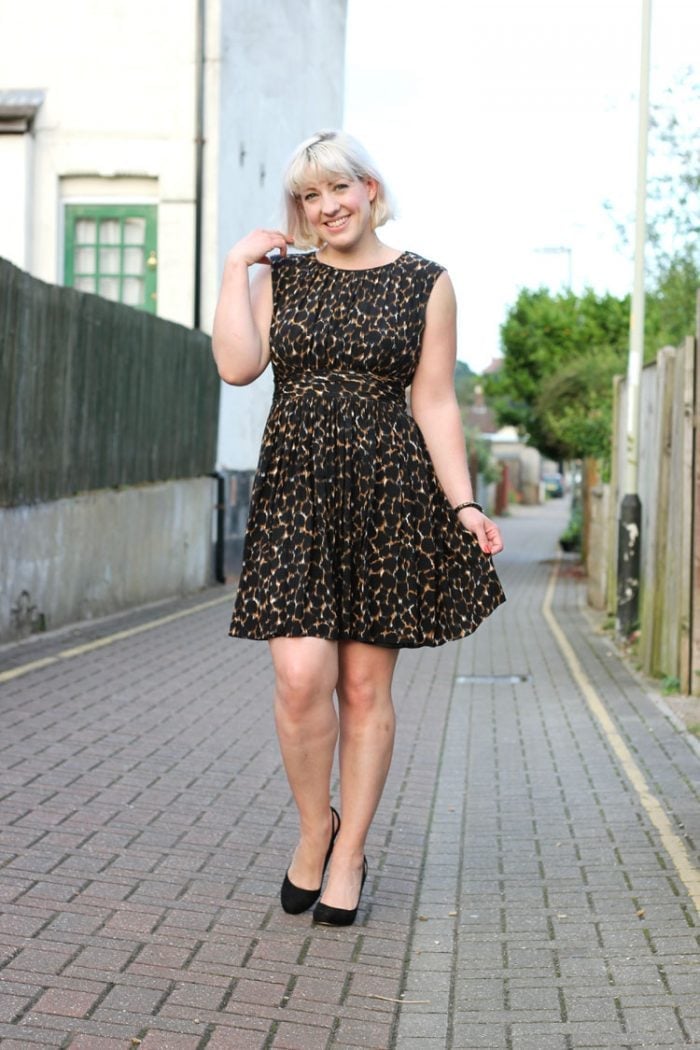 Leopard Faux Fur Coat Over Metallic Top Leopard Faux Fur Coat Over Metallic Top — Classy Leopard Outfits