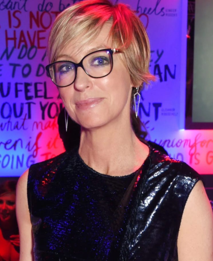 Short Layered Blonde With Side-Swept Bangs Short Layered Blonde With Side-Swept Bangs — Classy Lesbian Haircuts
