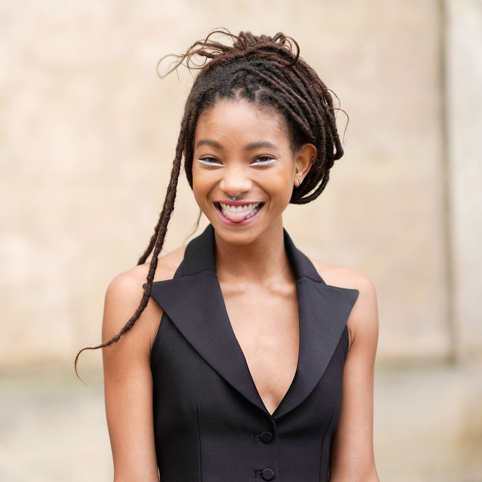 Mid-Back Locs High Ponytail With Blonde Highlights Mid-Back Locs High Ponytail With Blonde Highlights — Classy Locs Hair
