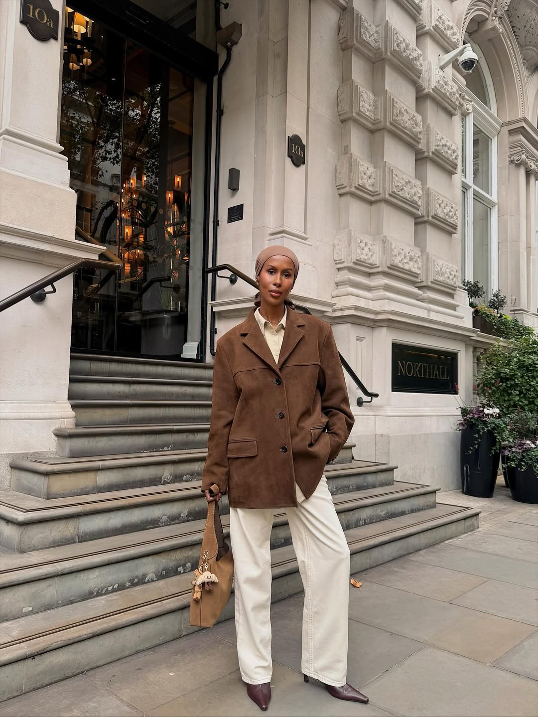 Brown Oversized Blazer for Chic Everyday Wear Classy London Outfits