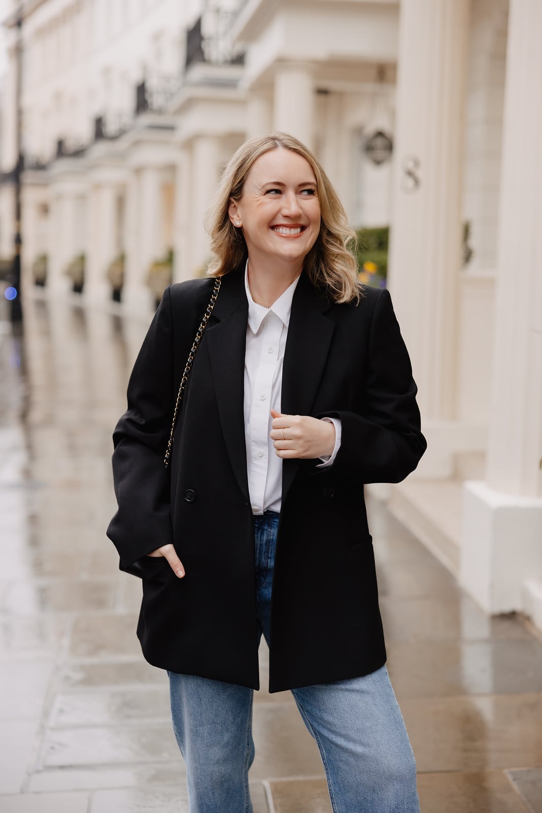 Black Oversized Blazer for Smart Casual Edge Black Oversized Blazer for Smart Casual Edge — Classy London Outfits