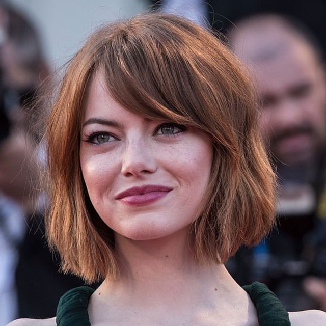 Chin Bob With Wispy Curtain Bangs — Classy Long Bob