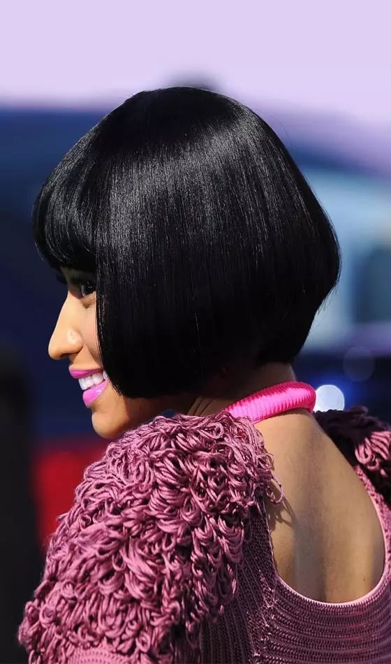 Blunt Black Bob With Blunt Bangs Blunt Black Bob With Blunt Bangs — Classy Long Bob Hairstyles