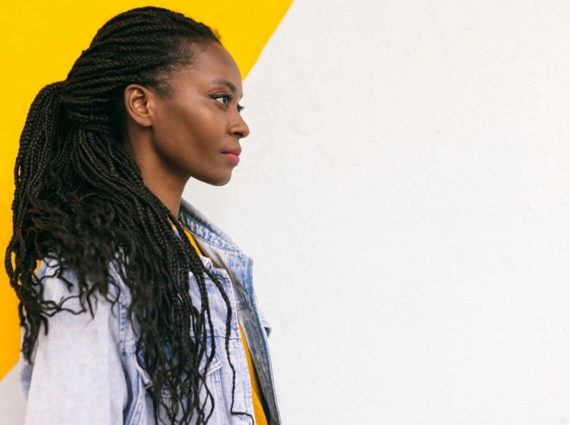 Curly Black Braided Ponytail — Classy Long Braids