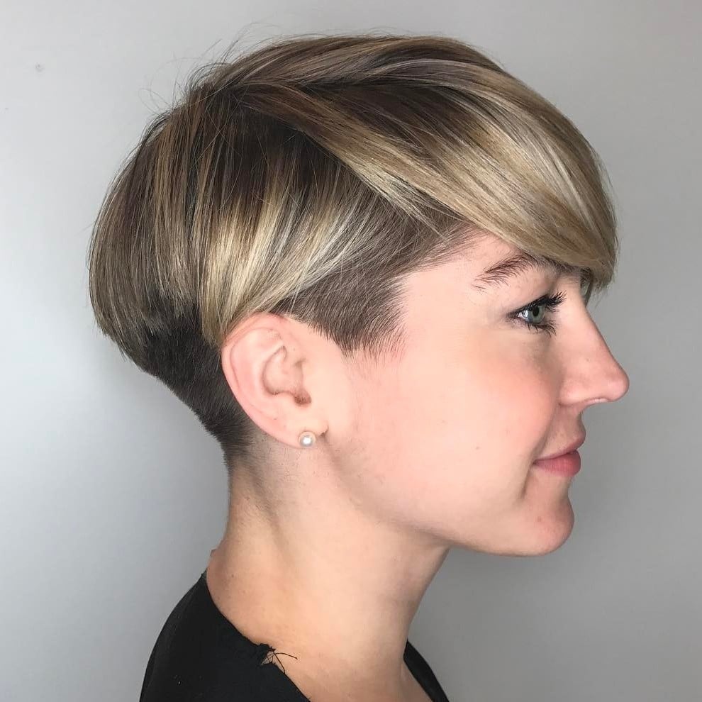 Textured Light Blonde Pixie Textured Light Blonde Pixie — Classy Long Pixie