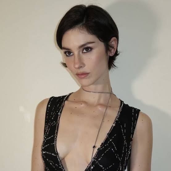 Sleek Tapered Dark Brown Pixie Sleek Tapered Dark Brown Pixie — Classy Long Pixie