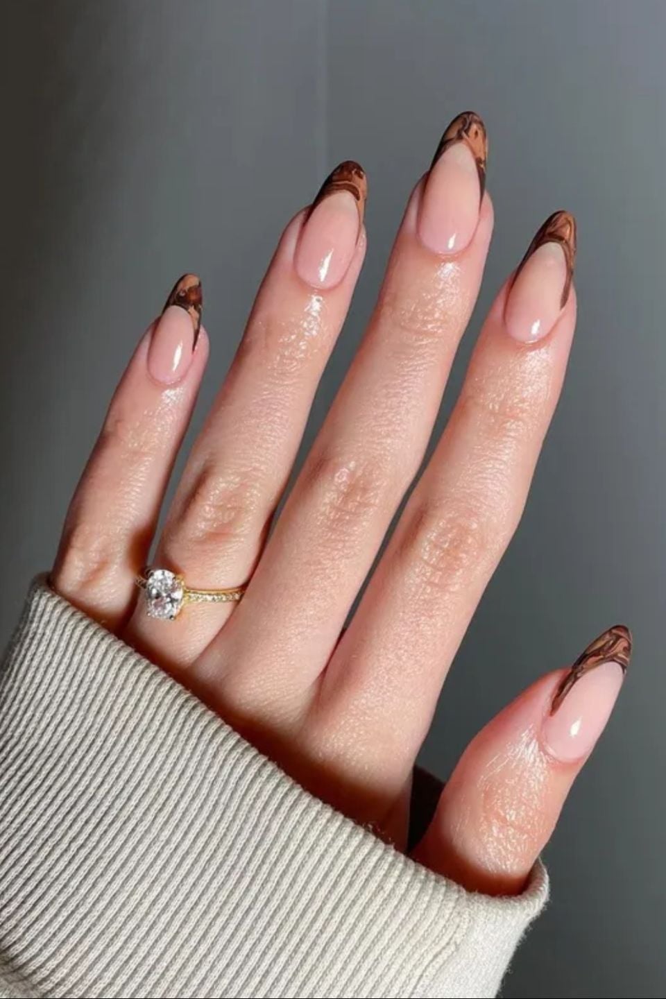 Short Oval Deep Berry Red Glossy Nails Short Oval Deep Berry Red Glossy Nails — Classy Looks Nail