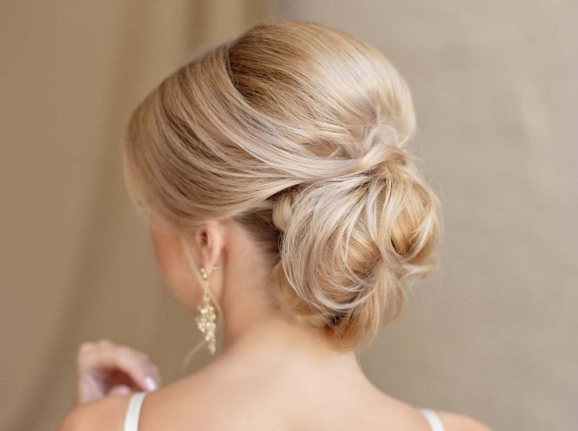 Blonde Twisted Bun Updo Blonde Twisted Bun Updo — Classy Loose Updo