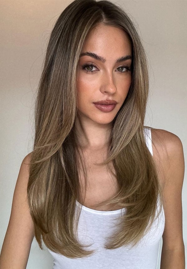 Mid-Back Length With Face Framing Layers — Classy Low Maintenance Haircuts